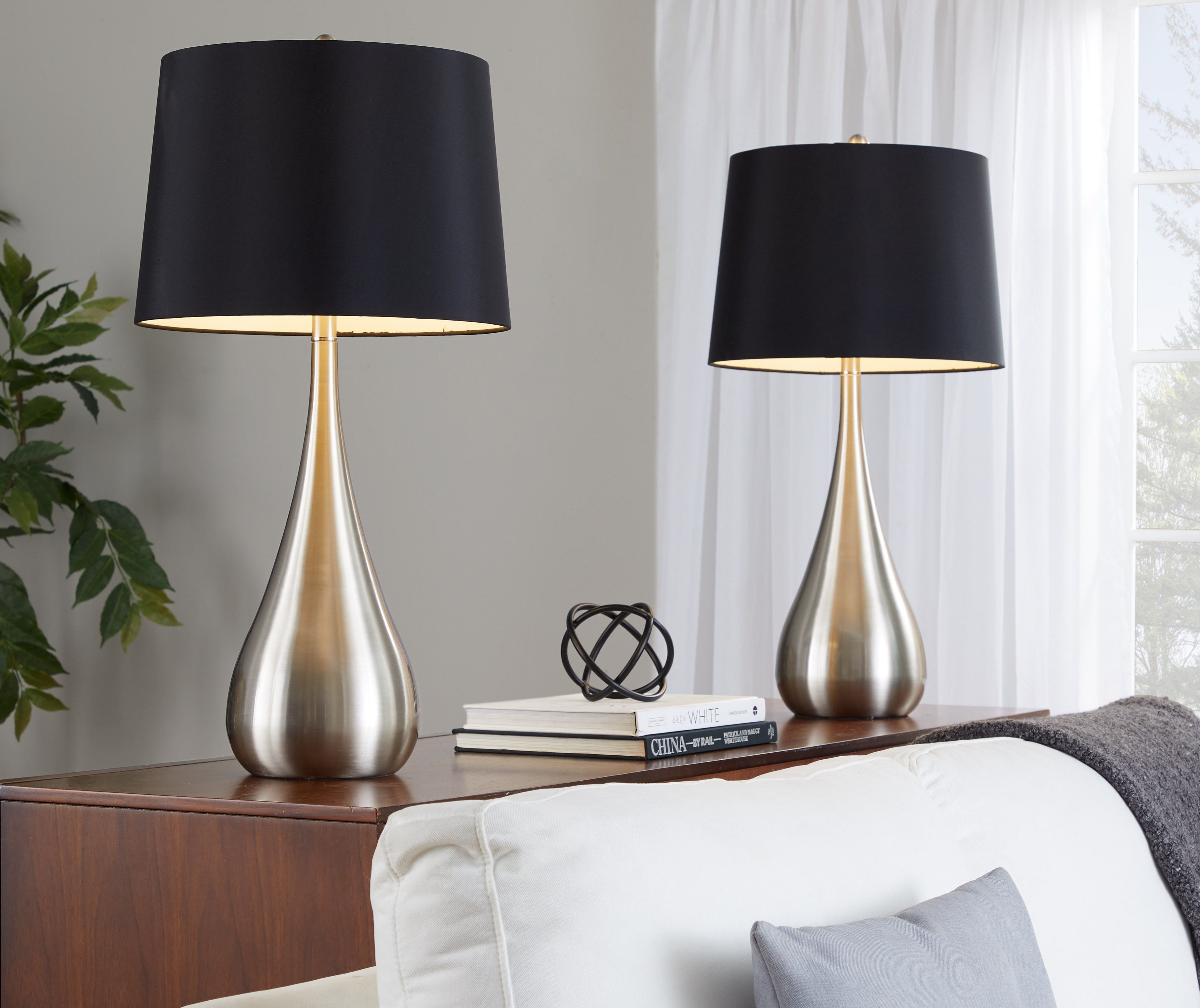 Pebble - Contemporary Modern Design Table Lamp (Set of 2)