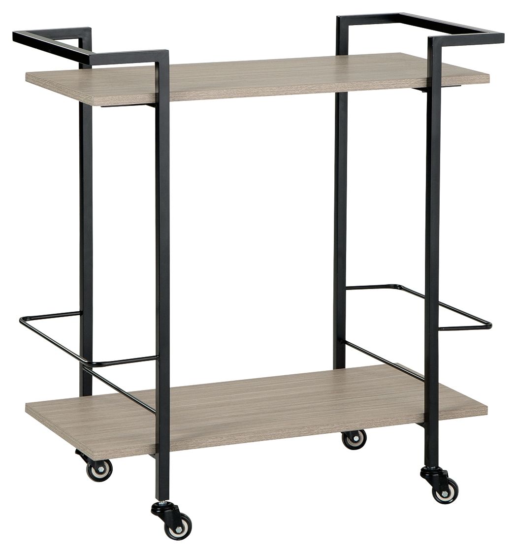 Waylowe - Bar Cart Dark Brown by Signature Design by Ashley® | Bel Furniture