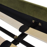 Aspen - Vertical Tufted Modern Headboard Platform Bed Set by Jennifer Taylor Home | Bel Furniture