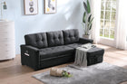 Kinsley - Sleeper Sectional Sofa Chaise With USB Charger And Tablet Pocket