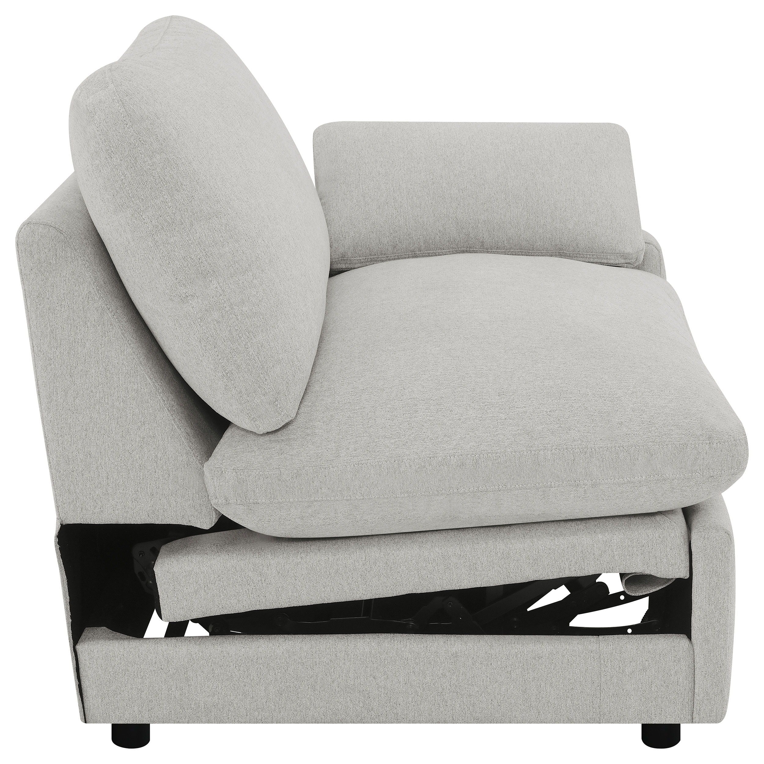 Collins - Modular Power Reclining Sectional RAF Power Recliner - Gray