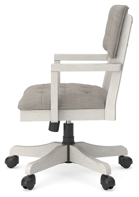Robbinsdale - Home Office Desk Chair - Antique White - view 4
