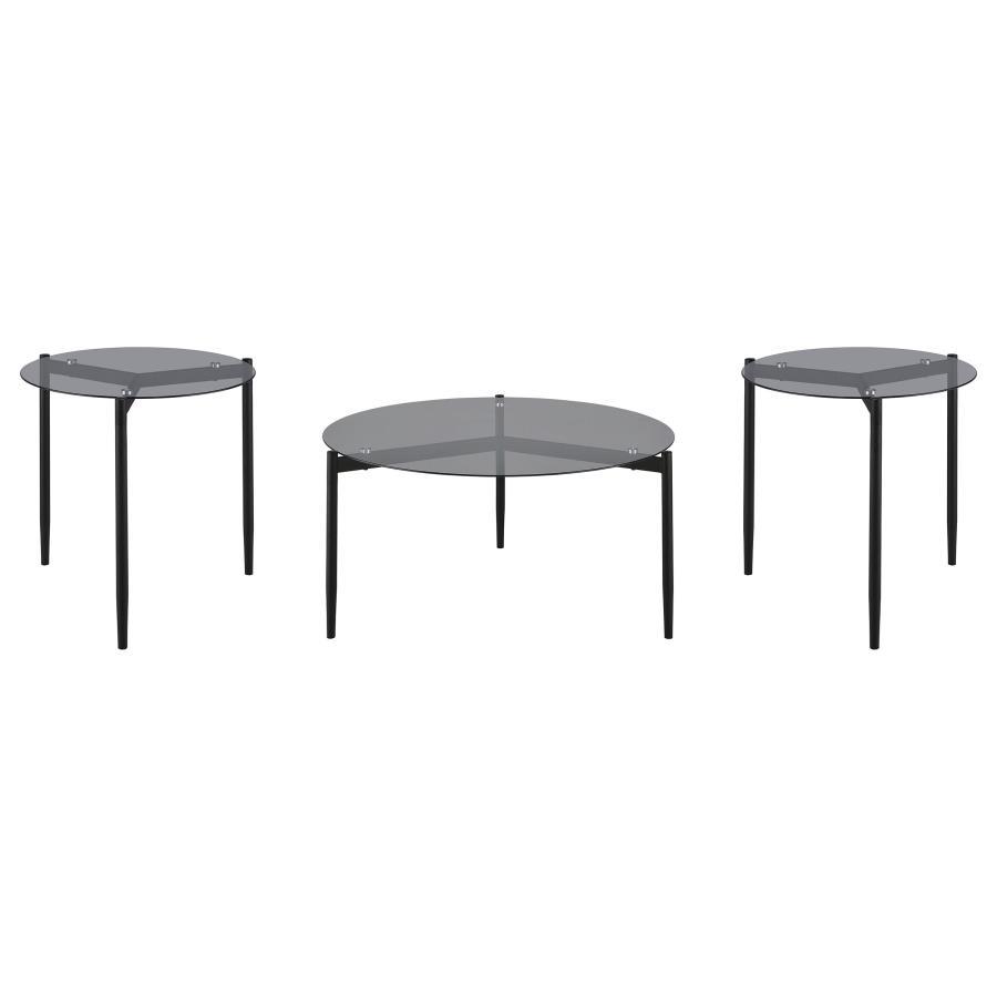 Rosalie - Round Coffee And End Table Set by Coaster Fine Furniture | Bel Furniture