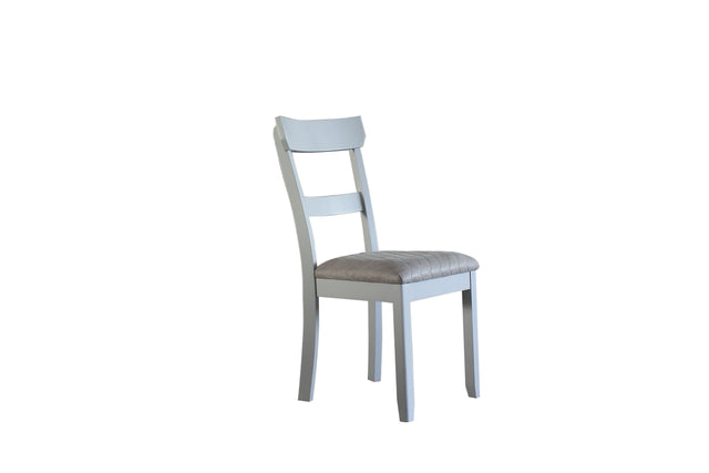 House Marchese - Two Tone Side Chair (Set of 2) - Gray / Pearl Gray by Urban Nest | Bel Furniture