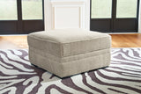 Calnita - Sisal - Ottoman With Storage by Benchcraft® | Bel Furniture