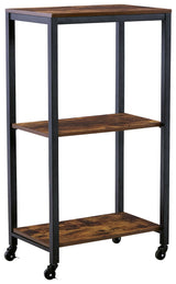 Bevinfield - Brown / Black - Bar Cart by Signature Design by Ashley® | Bel Furniture