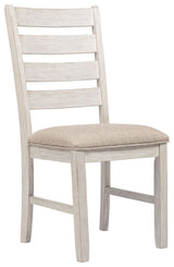 Skempton - White - Dining UPH Side Chair (Set of 2) by Signature Design by Ashley® | Bel Furniture