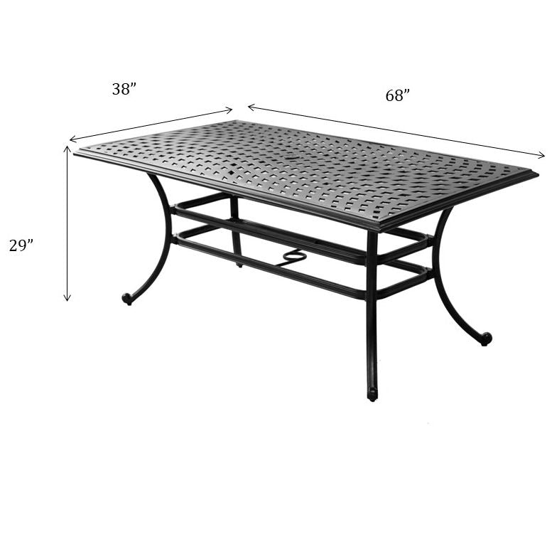 Rectangle Outdoor Dining Table