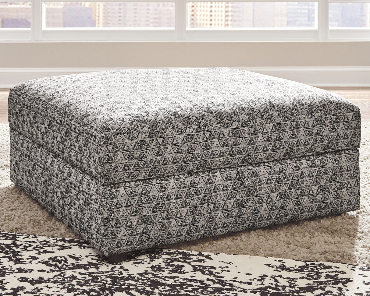 Kellway - Bisque - Ottoman With Storage by Signature Design by Ashley® | Bel Furniture