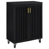 Brixton - 2-Door Entryway Shoe Storage Cabinets Black by Coaster Fine Furniture | Bel Furniture