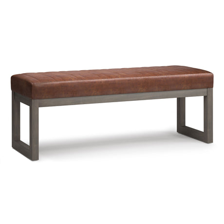 Casey - Multi Functional Ottoman Bench Light Brown by Simpli-Home | Bel Furniture