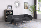Brayden - Fabric Sectional Sofa Chaise by Lilola Home | Bel Furniture