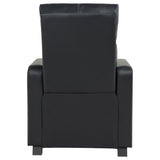 Toohey - Upholstered Home Theater Push Back Recliner - Black by CoasterEveryday | Bel Furniture