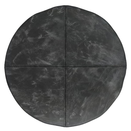 Connor - Handcrafted Round Pouf - view 9