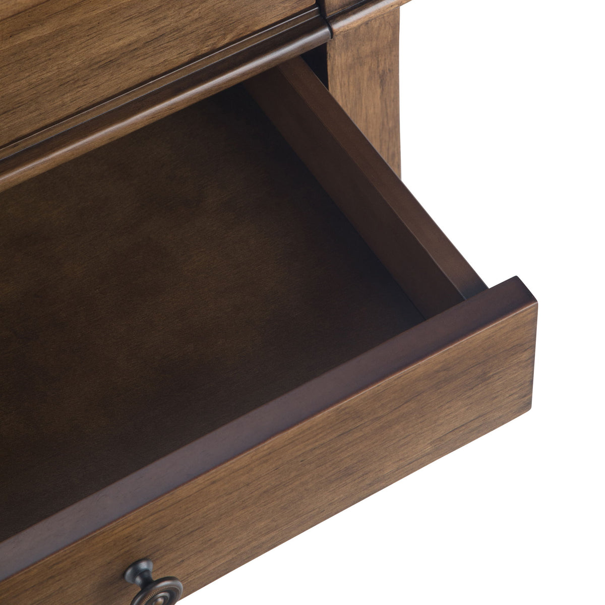 Carlton - Bedside Table - Rustic Natural Aged Brown by Simpli-Home | Bel Furniture