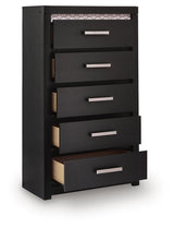 Brizmore - Five Drawer Chest - Black