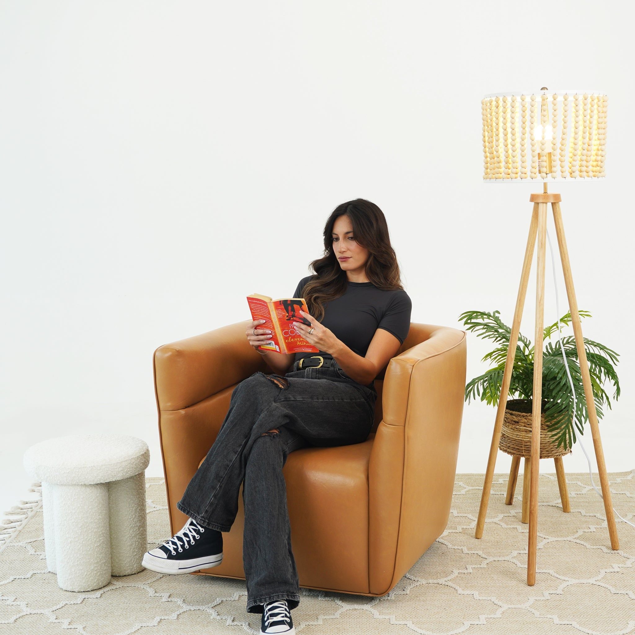 Ashcroft Furniture Callan Swivel Chair - Thumbnail 2