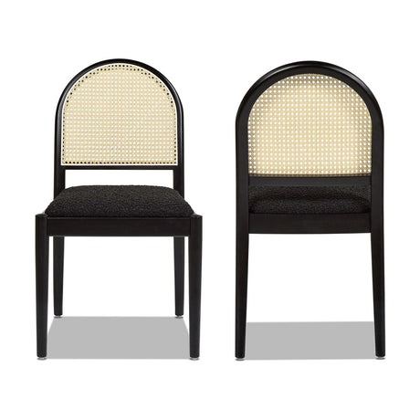 Panama - Curved Cane Side Dining Chair (Set of 2) - view 10