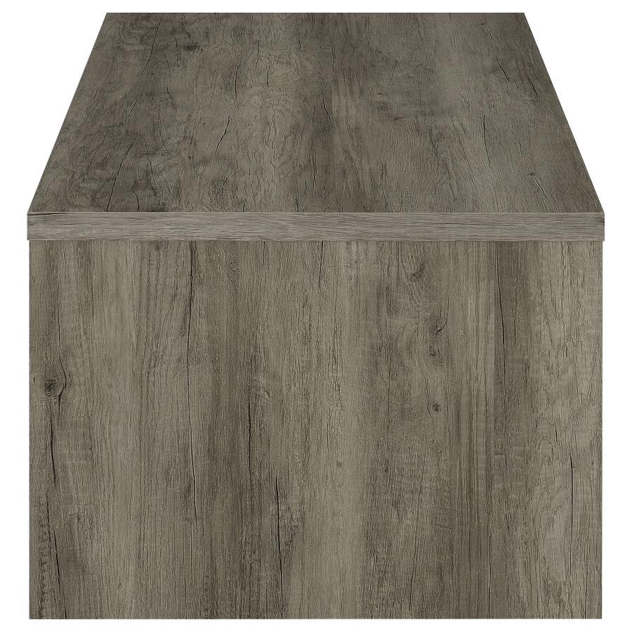 Felix - 2-Drawer Engineered Wood Coffee Table - Gray Driftwood by Coaster Fine Furniture | Bel Furniture