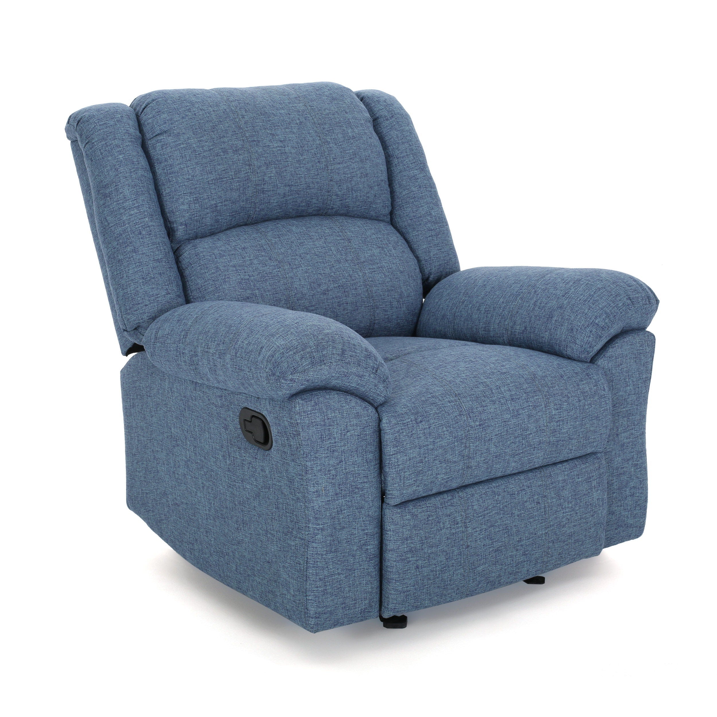 Wide Manual Glider Standard Recliner - Navy Blue