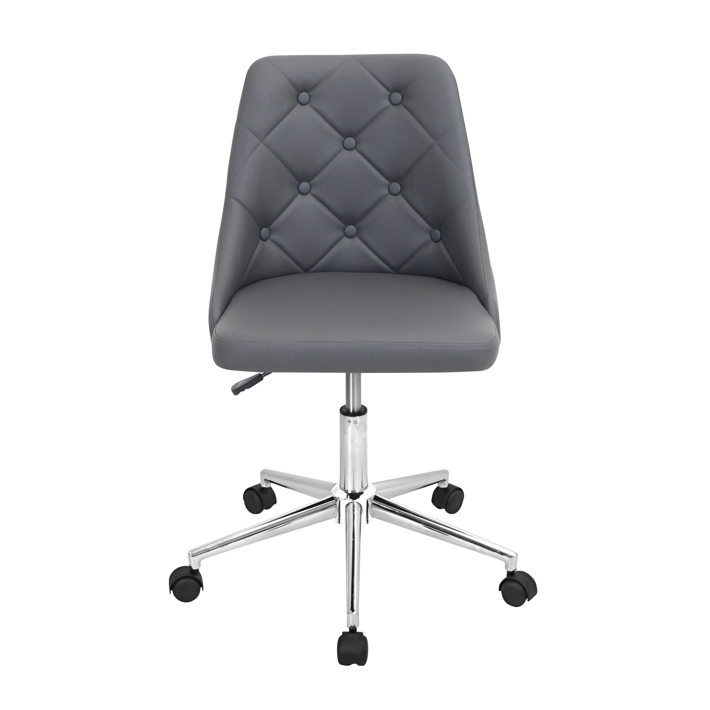 Marche - Contemporary Adjustable Office Chair With Swivel - Gray