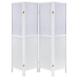 Mattison - 4-Panel Room Divider Folding Shoji Screen by Coaster Fine Furniture | Bel Furniture
