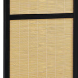 Pearce - 4-Panel Bamboo Room Divider Folding Screen - Natural by Coaster Fine Furniture | Bel Furniture