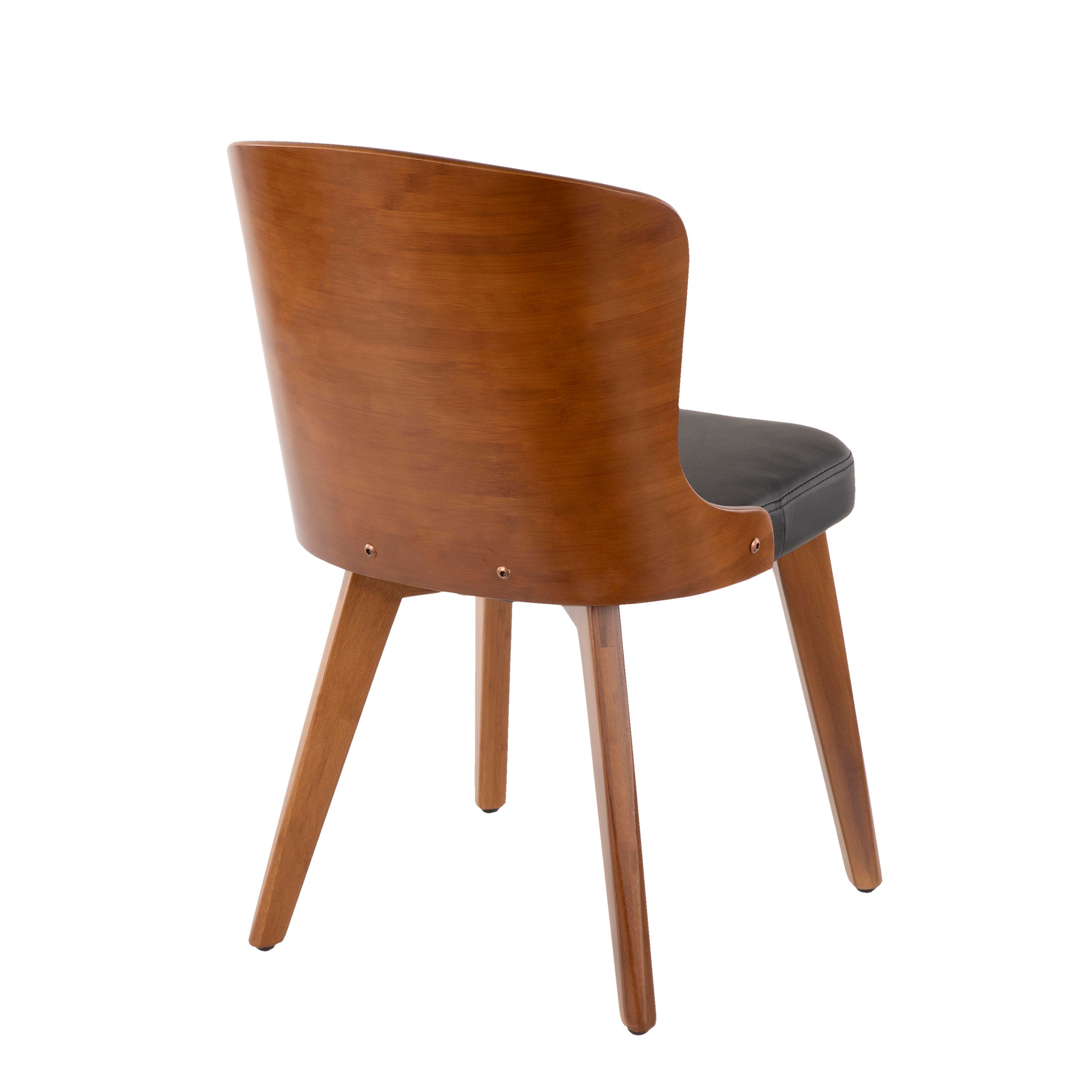 Bocello - Mid-Century Chair - Walnut / Black