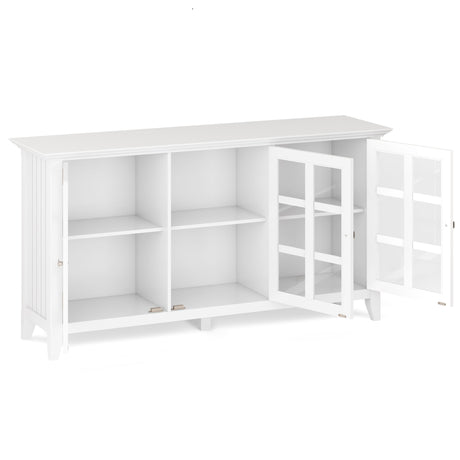 Acadian - Wide Storage Cabinet Handcrafted by Simpli-Home | Bel Furniture