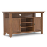 Amherst - TV Media Stand - Medium Saddle Brown