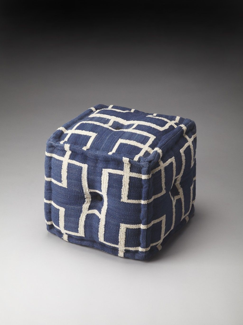 Pouf Ottoman - Blue