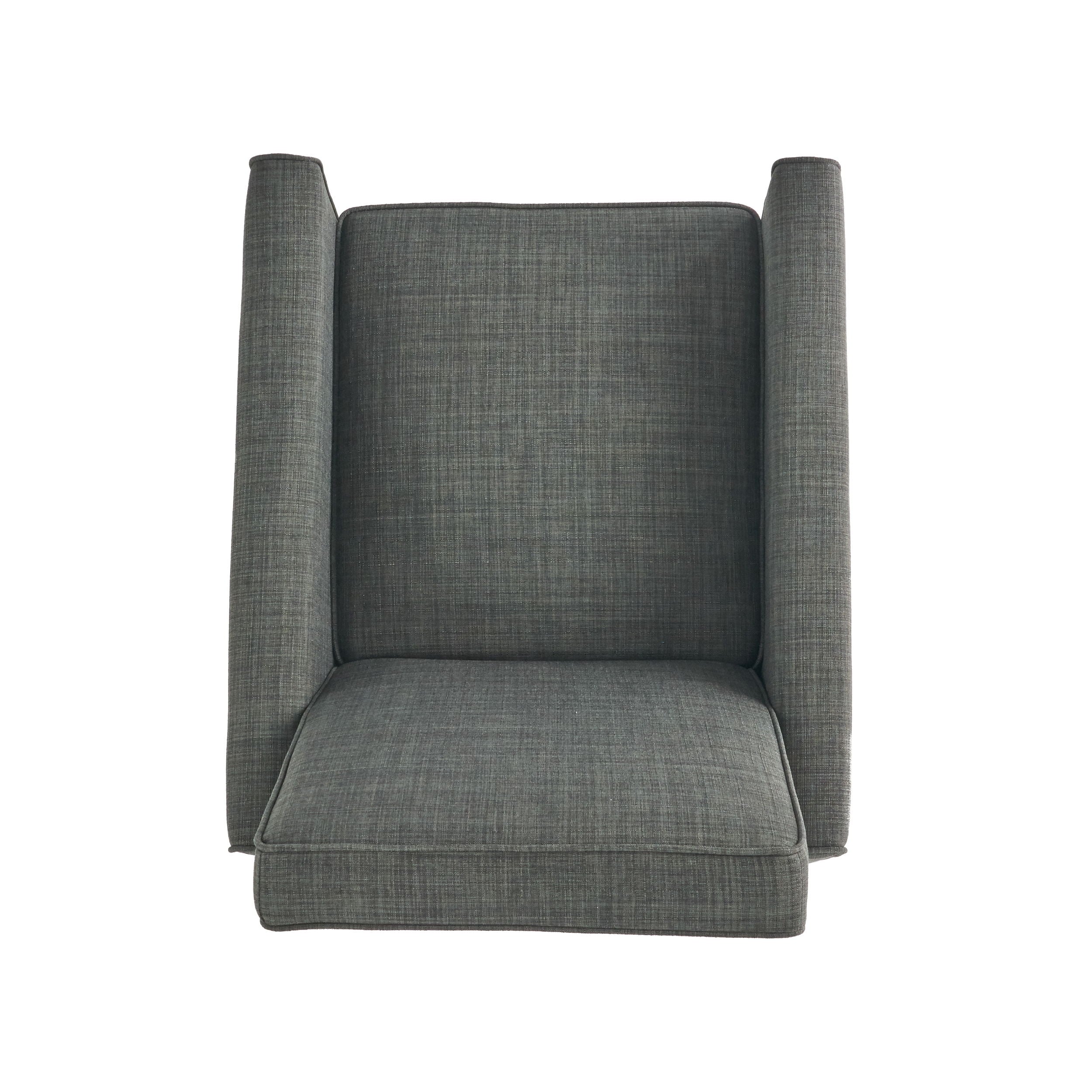 Linen Push Back Chair For Elegant Home