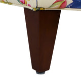 Paradise - Upholstered Arm Chair Floral Printed On Cotton - Off-White by Jennifer Taylor Home | Bel Furniture