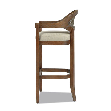 Americana - Mid-Century Modern Cane Back Counter Stool - view 23
