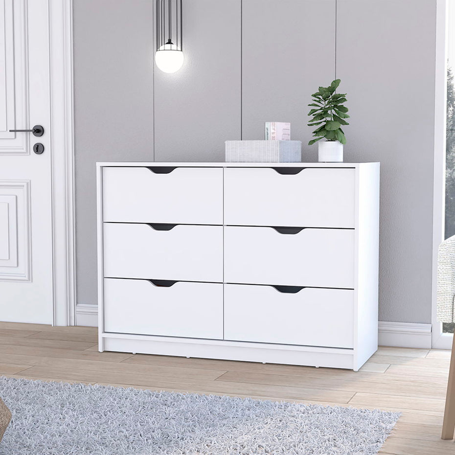 Dresser 4 Drawer - White