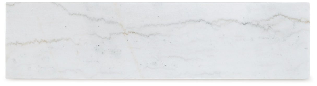 Loyaska - Brown / Ivory - Sofa Table by Signature Design by Ashley® | Bel Furniture