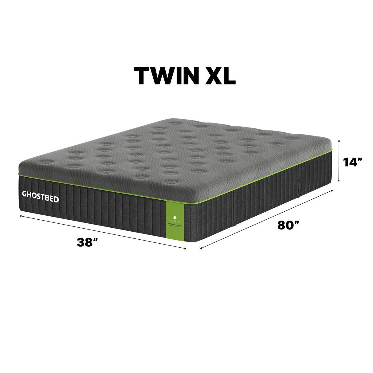 Premium - 14" Hybrid Mattress With Cooling Foam Technology And Responsive Coils