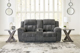 Frohn - Dbl Reclining Loveseat With Console by Signature Design by Ashley® | Bel Furniture