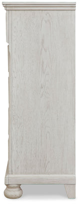 Robbinsdale - Antique White - Five Drawer Chest - Youth by Signature Design by Ashley® | Bel Furniture