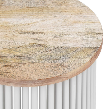 Demy - Handcrafted Metal Accent Table - view 16