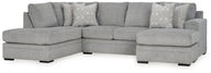 Casselbury - Sectional Dark Gray 2-Piece Left Arm Facing Corner Chaise Sectional by Signature Design by Ashley® | Bel Furniture