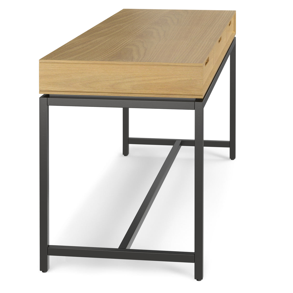 Banting - Mid Century Handcrafted Wide Desk by Simpli-Home | Bel Furniture