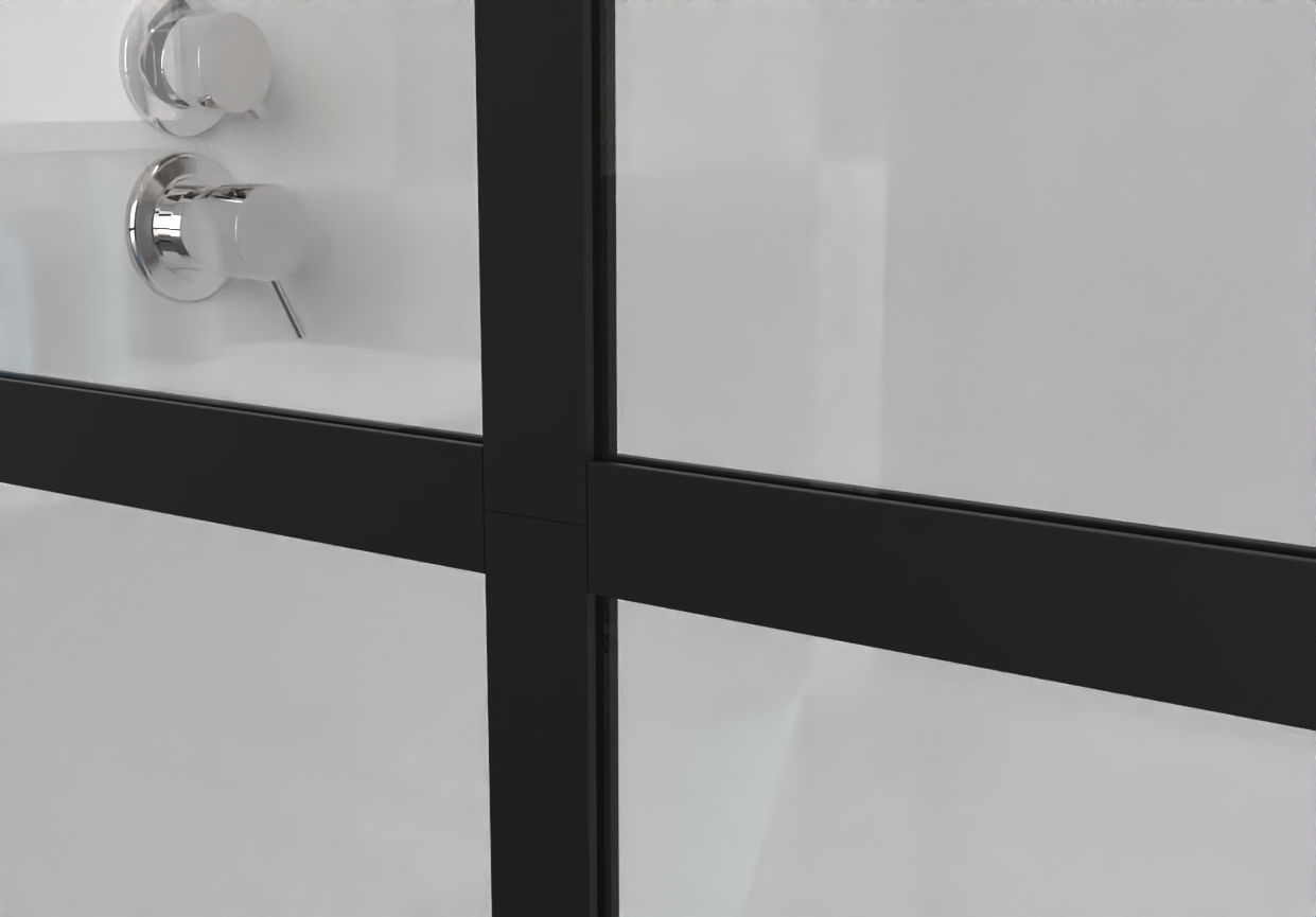 Shower Door Walk - Black