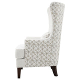 Pippin - Upholstered High Wingback Accent Chair - Latte by Coaster Fine Furniture | Bel Furniture