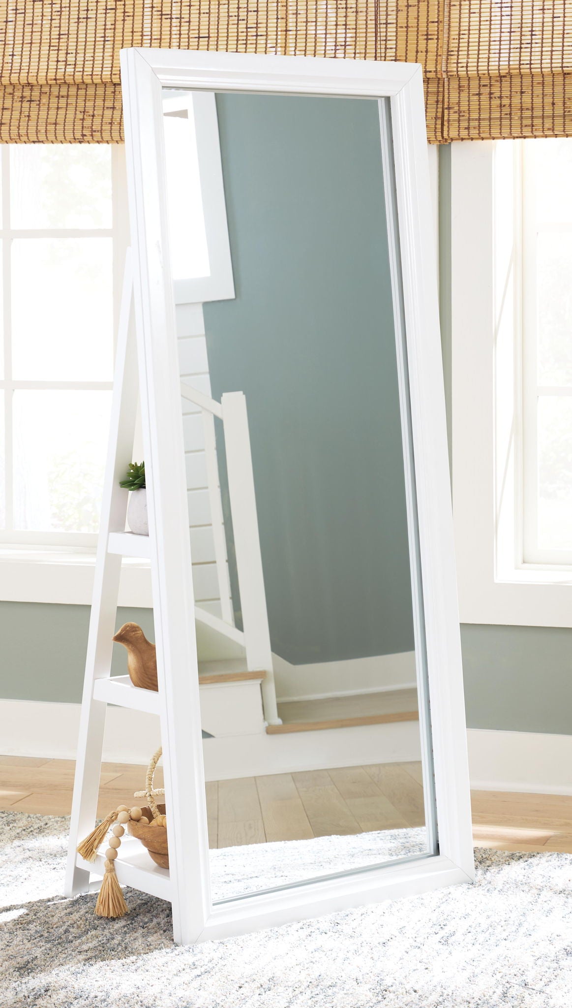 Evesen - Floor Standing Mirror/Storage
