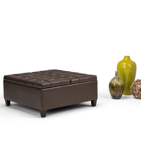 Harrison - Upholstered Coffee Table Storage Ottoman - view 62