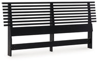 Danziar - Slat Headboard Black by Signature Design by Ashley® | Bel Furniture