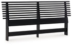 Danziar - King Slat Headboard - Black