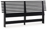 Danziar - King Slat Headboard - Black