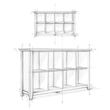 Acadian - Handcrafted Cube Storage by Simpli-Home | Bel Furniture